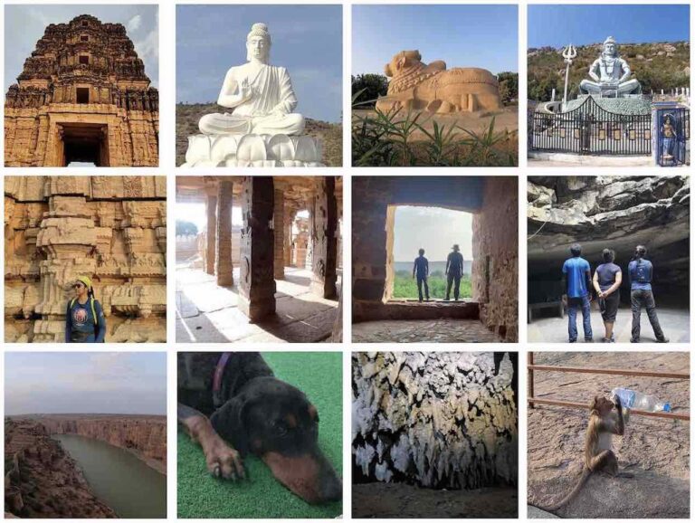 Collage.Bangalore.Penukonda.Puttaparthi.Belum Caves. Gandikota. Lepakshi.