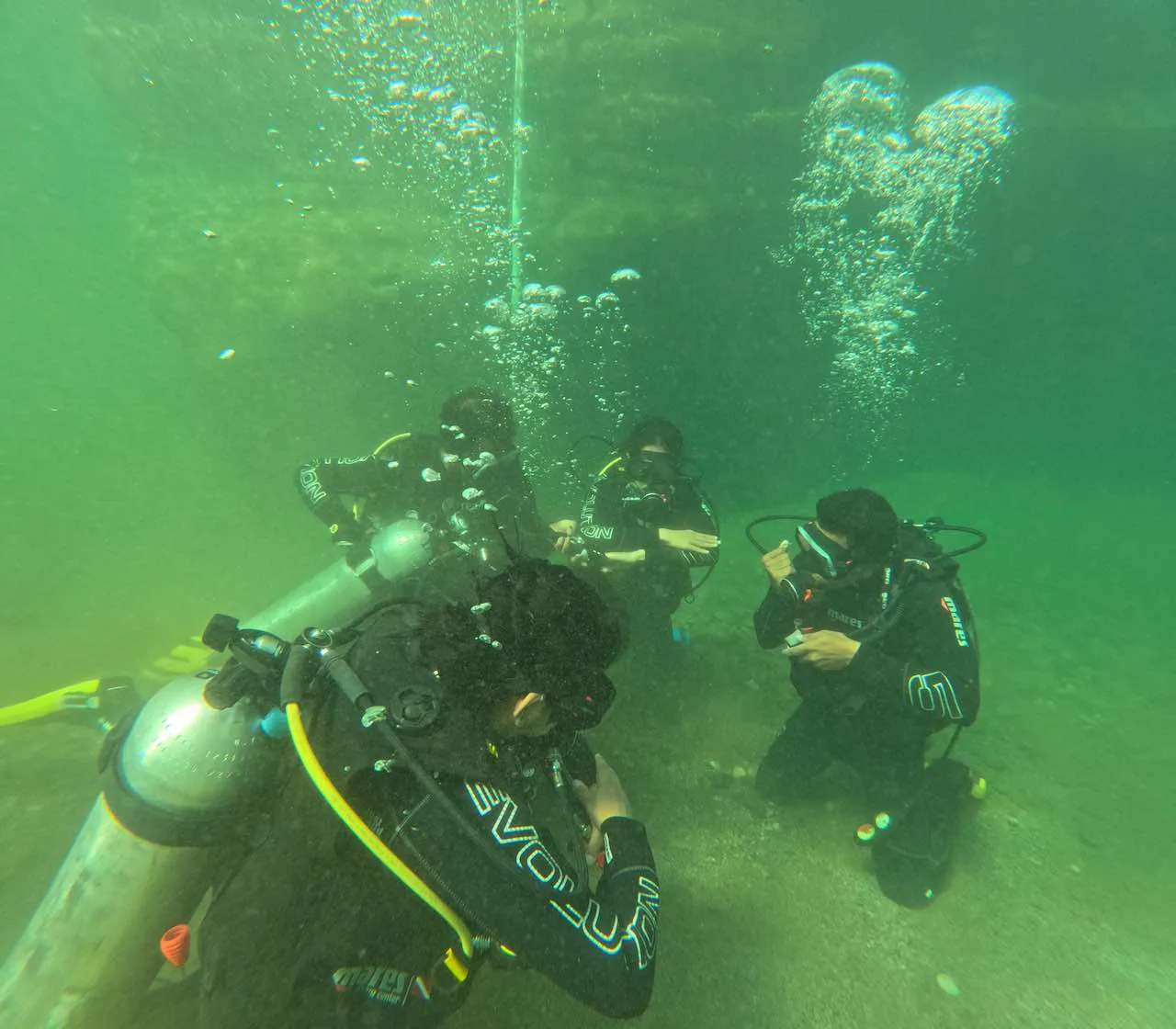 practical scuba skills at nimas