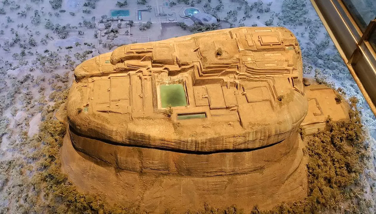 sigiriya model top view