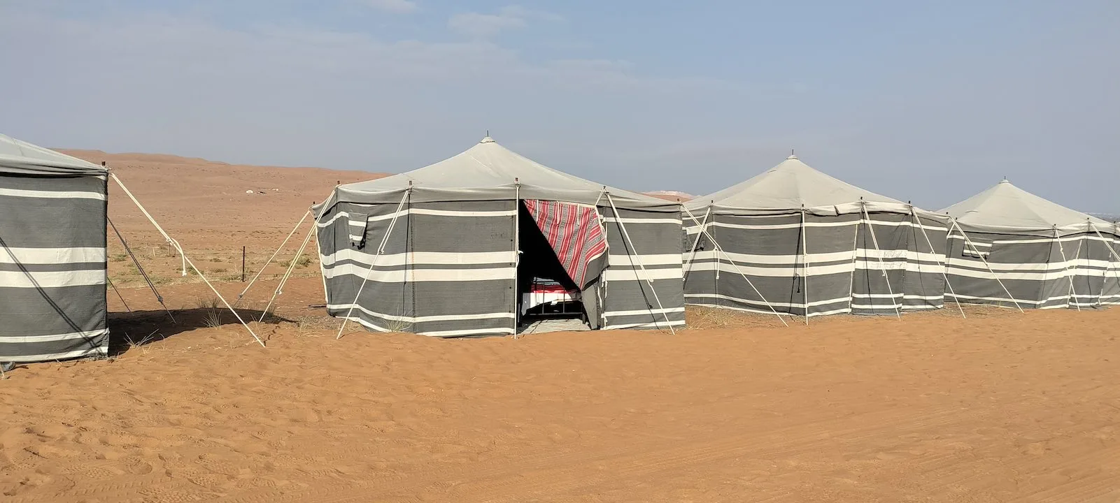 desert camp in wahiba sands