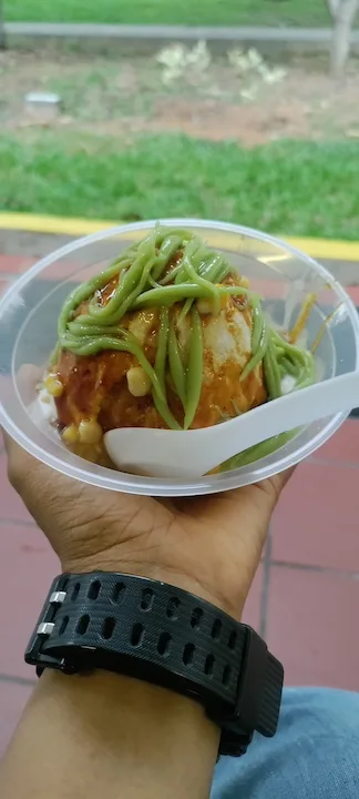 sweet corn chendol maxwell food centre