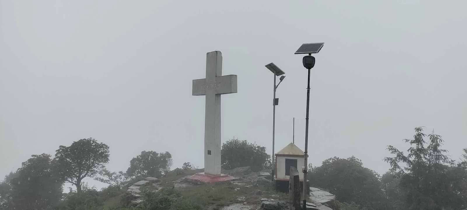 pulibadze peak with cross